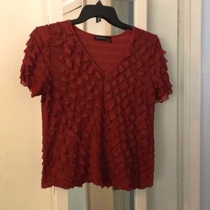 Ribbon detail blouse